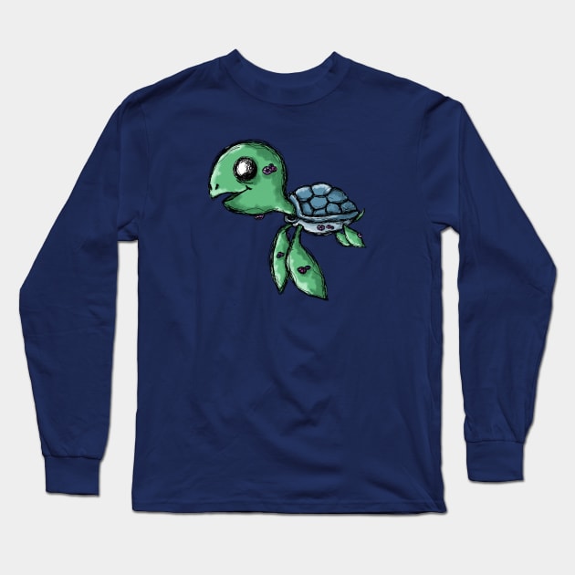 Sea Turtle Long Sleeve T-Shirt by MandrakeCC